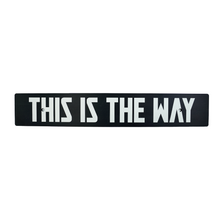 Billetworkz "This Is The Way" License Plate Delete