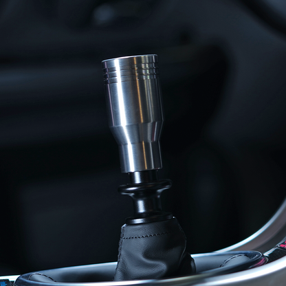 Billetworkz Automatic Shifter - Titanium Brushed - Fits Subaru CVT: WRX (15–21), Crosstrek (13–23), Forester (14–18), Impreza (12–23), Legacy/Outback (10–14)