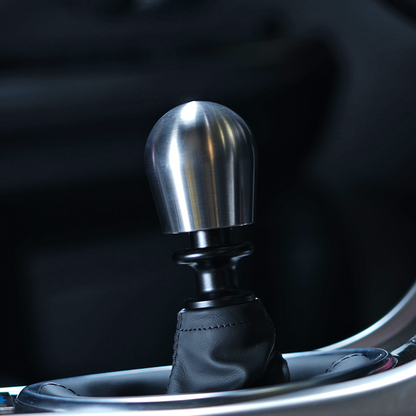 Billetworkz Automatic Shifter - Titanium Brushed - Fits Subaru CVT: WRX (15–21), Crosstrek (13–23), Forester (14–18), Impreza (12–23), Legacy/Outback (10–14)