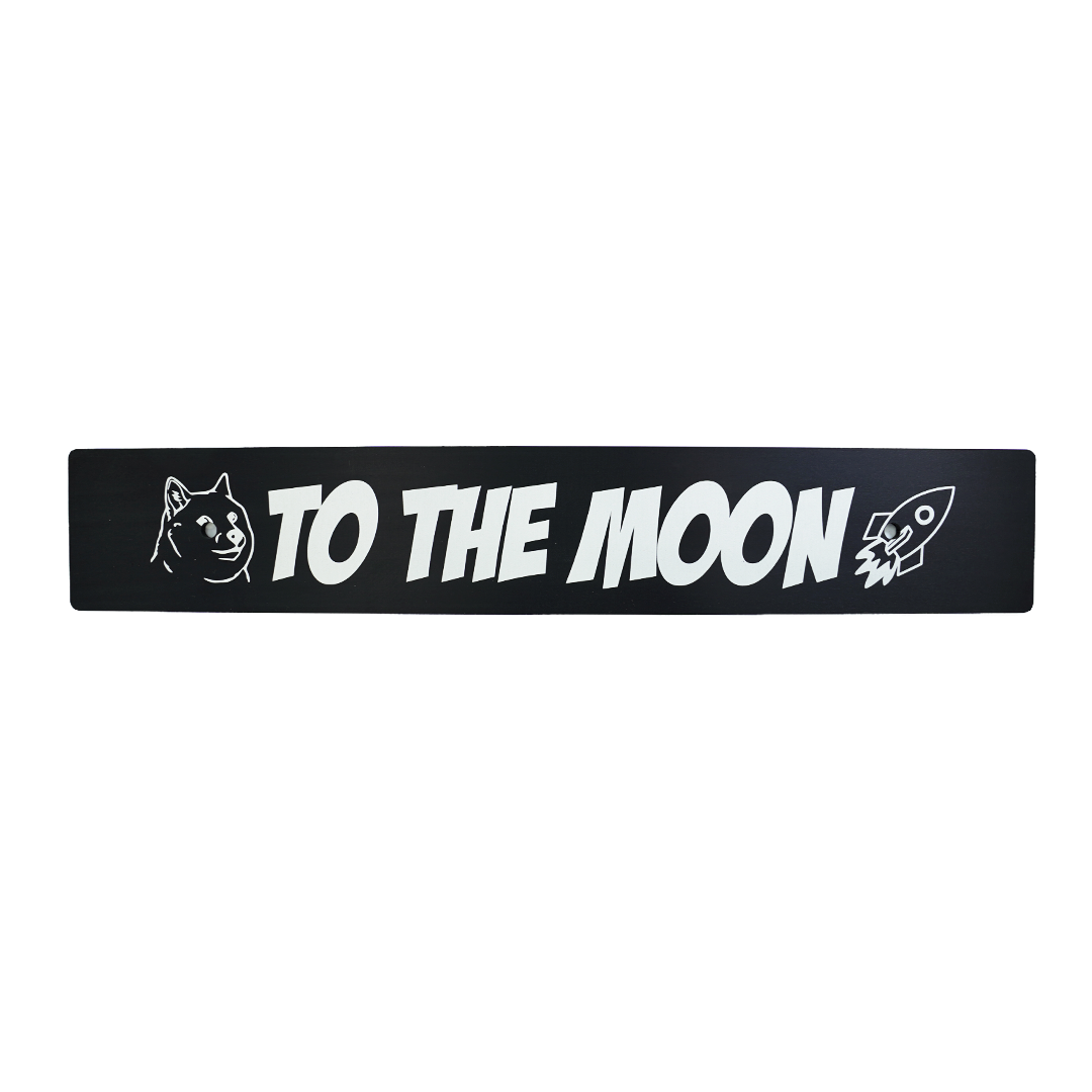 Billetworkz "To the Moon" License Plate Delete