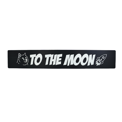 Billetworkz "To the Moon" License Plate Delete