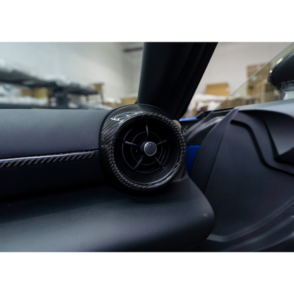 JDMuscle 22+ BRZ/GR86 Tanso Pre-preg Carbon Fiber Passenger Dash Trim Cover