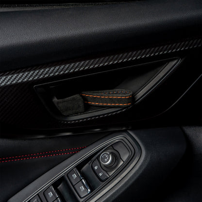 Billetworkz Alcantara Door Pull Strap Kit - Fits Subaru WRX/BRZ/GR86/Ascent (2022+), Crosstrek (2018+) & More