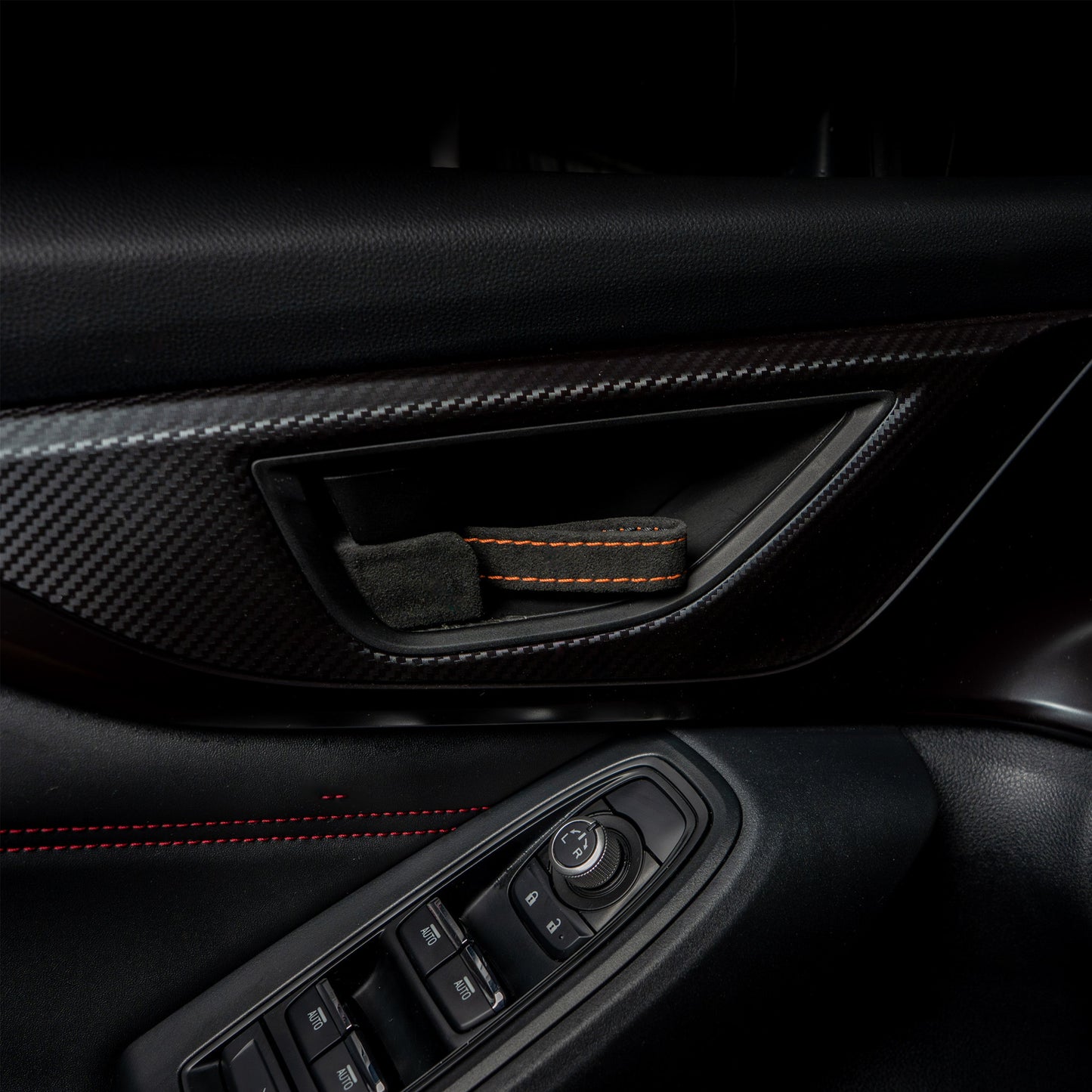 Billetworkz Alcantara Door Pull Strap Kit - Fits Subaru WRX/BRZ/GR86/Ascent (2022+), Crosstrek (2018+) & More