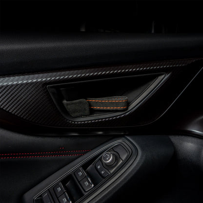 Billetworkz Alcantara Door Pull Strap Kit - Fits Subaru WRX/BRZ/GR86/Ascent (2022+), Crosstrek (2018+) & More