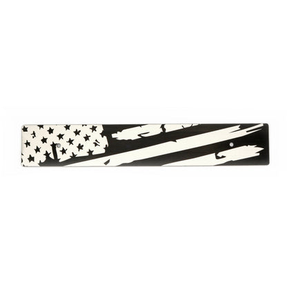 Billetworkz "American Flag - Distressed" License Plate Delete