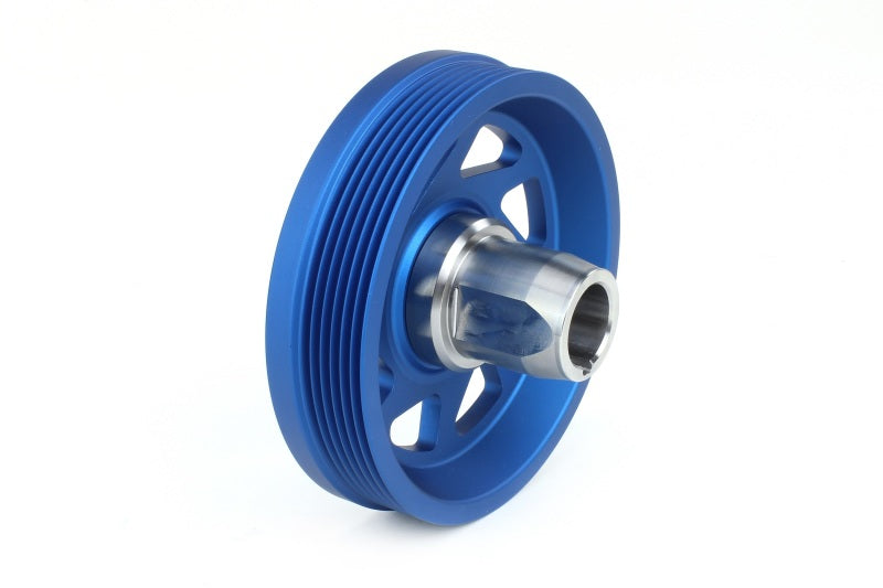 Perrin [22-25 WRX, 22-25 BRZ/GR86, 18-22 Crosstrek, 20-25 Forester, 20-25 Outback, 20-22 Legacy] Crank Pulley - Blue | PSP-ENG-106BL