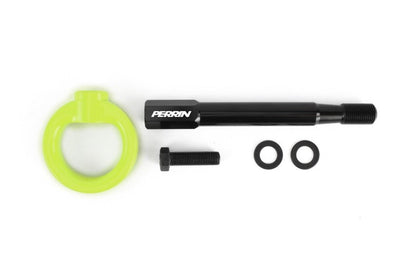 PERRIN Tow Hook Kit Rear Neon Yellow WRX 2008-2014 / STI Sedan 2008-2014 | PSP-BDY-251NY