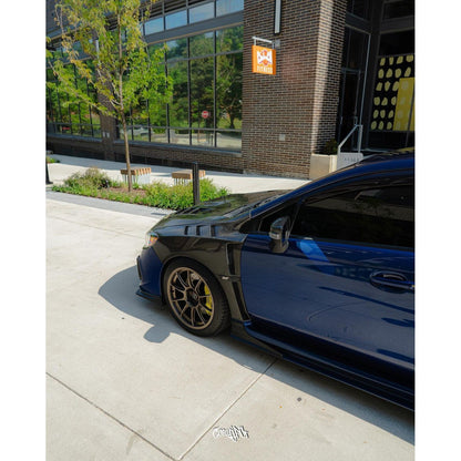 JDMuscle [15-21 WRX/STI] Carbon Fiber/FRP Vented Fenders V2