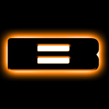 ORACLE Lighting Universal Illuminated LED Letter Badges - Matte Blk Surface Finish - B