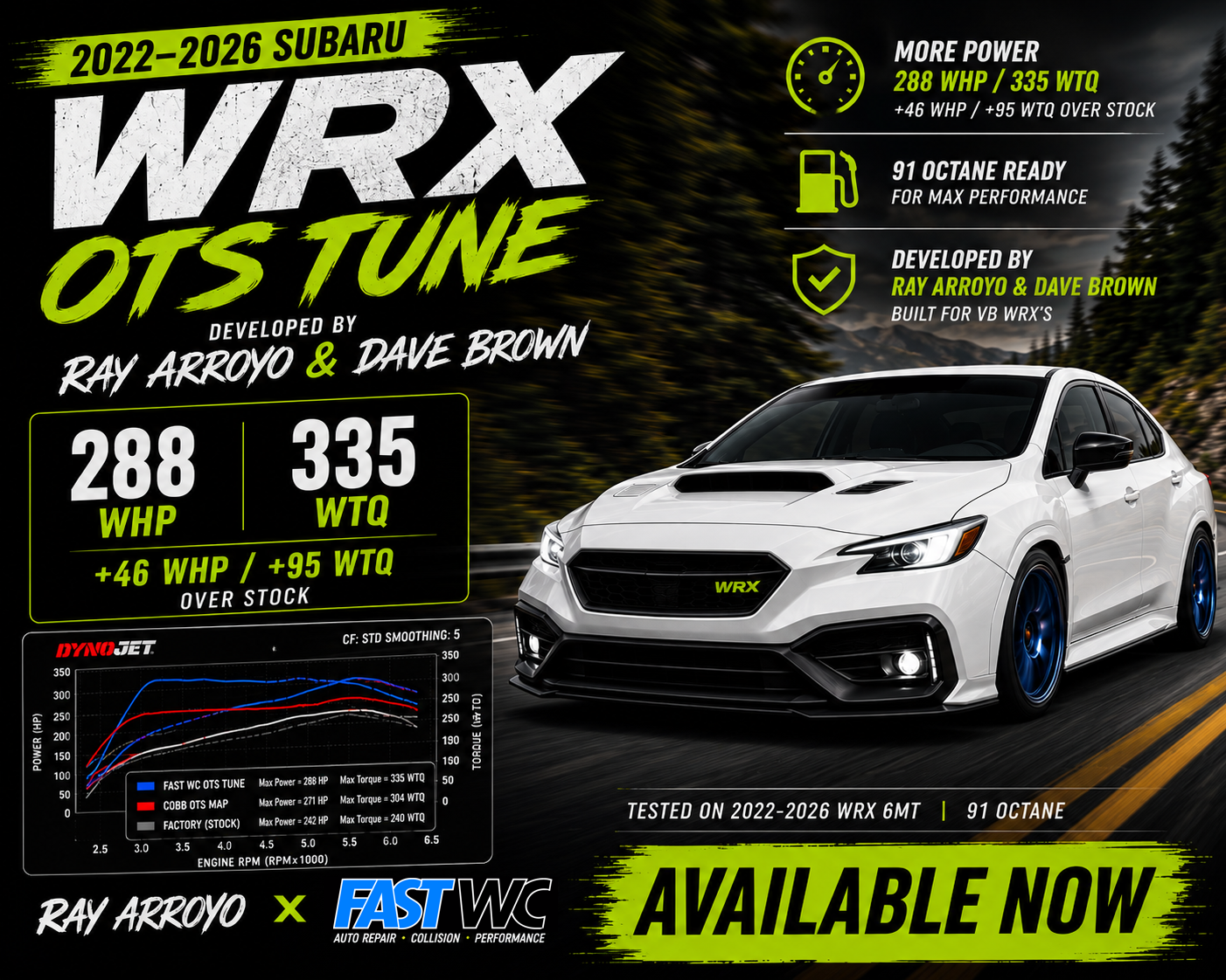 2022-2026 Subaru WRX Cobb Accessport with Included OTS Tune (6MT) | TURBOTEK TUNING/FAST WC