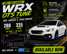 2022-2026 Subaru WRX OTS Tune (6MT) | TURBOTEK TUNING/FAST WC