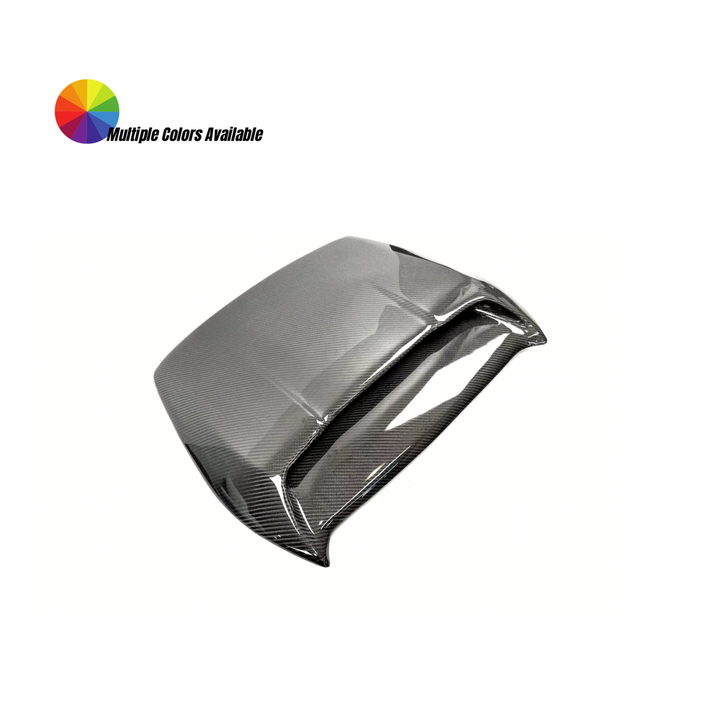 JDMuscle [15-21 WRX/STI] Rally Style V2 Carbon Fiber Hood Scoop *Made to Order