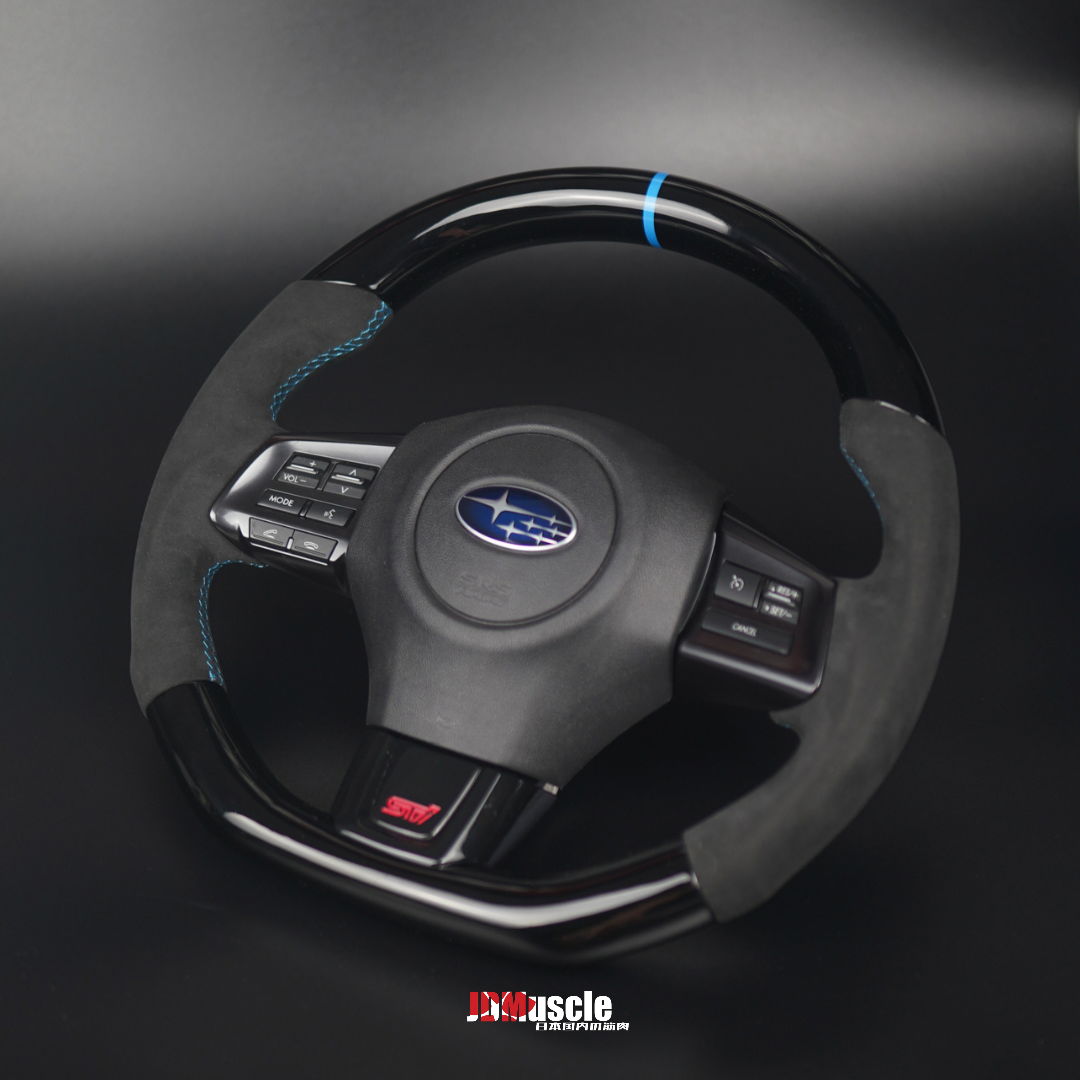 JDMuscle [15-21 WRX/STI] Custom Carbon Fiber Steering Wheel *Special Order*