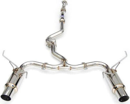 Invidia [22-26 WRX] N1 Twin Outlet Single Layer SS Tip Cat-Back Exhaust | HS22WRXGTP