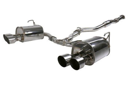 Invidia [22-26 WRX] Q300 Single Layer Stainless Steel Quad Tip Cat-Back Exhaust | HS22WRXG2S