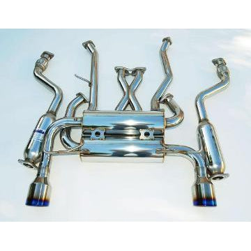 Invidia Gemini Rolled Titanium Tips Cat Back Infiniti G37 AWD & RWD Coupe 2008-2013 | HS07IG7GID