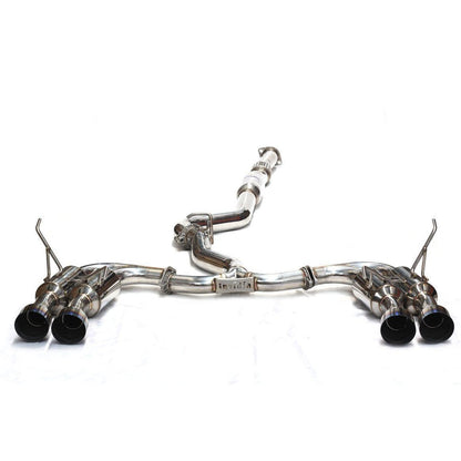 Invidia [15-21 WRX/STI] Gemini R400 Titanium Quad Tip Exhaust | HS15STIGM4ST
