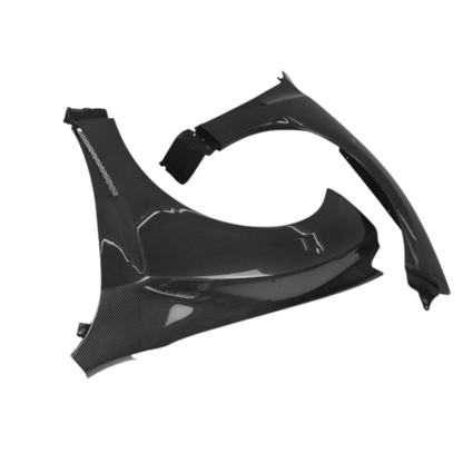 JDMuscle [08-14 STI / 11-14 WRX GRB/GVB] Tanso Carbon Fiber/FRP OE Style Fenders