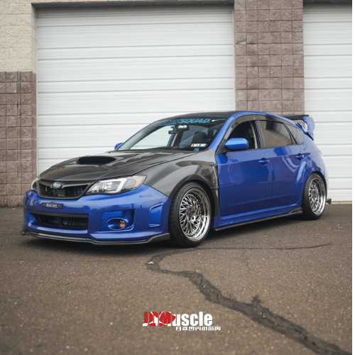 JDMuscle [08-14 WRX/STI] VS Style Spoiler w/ Brake Lights | ABS / Paint Matched / Partial Carbon Fiber