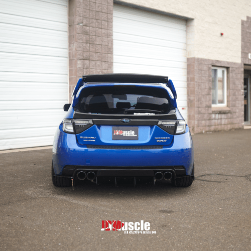 JDMuscle [08-14 WRX/STI] VS Style Spoiler w/ Brake Lights | ABS / Paint Matched / Partial Carbon Fiber