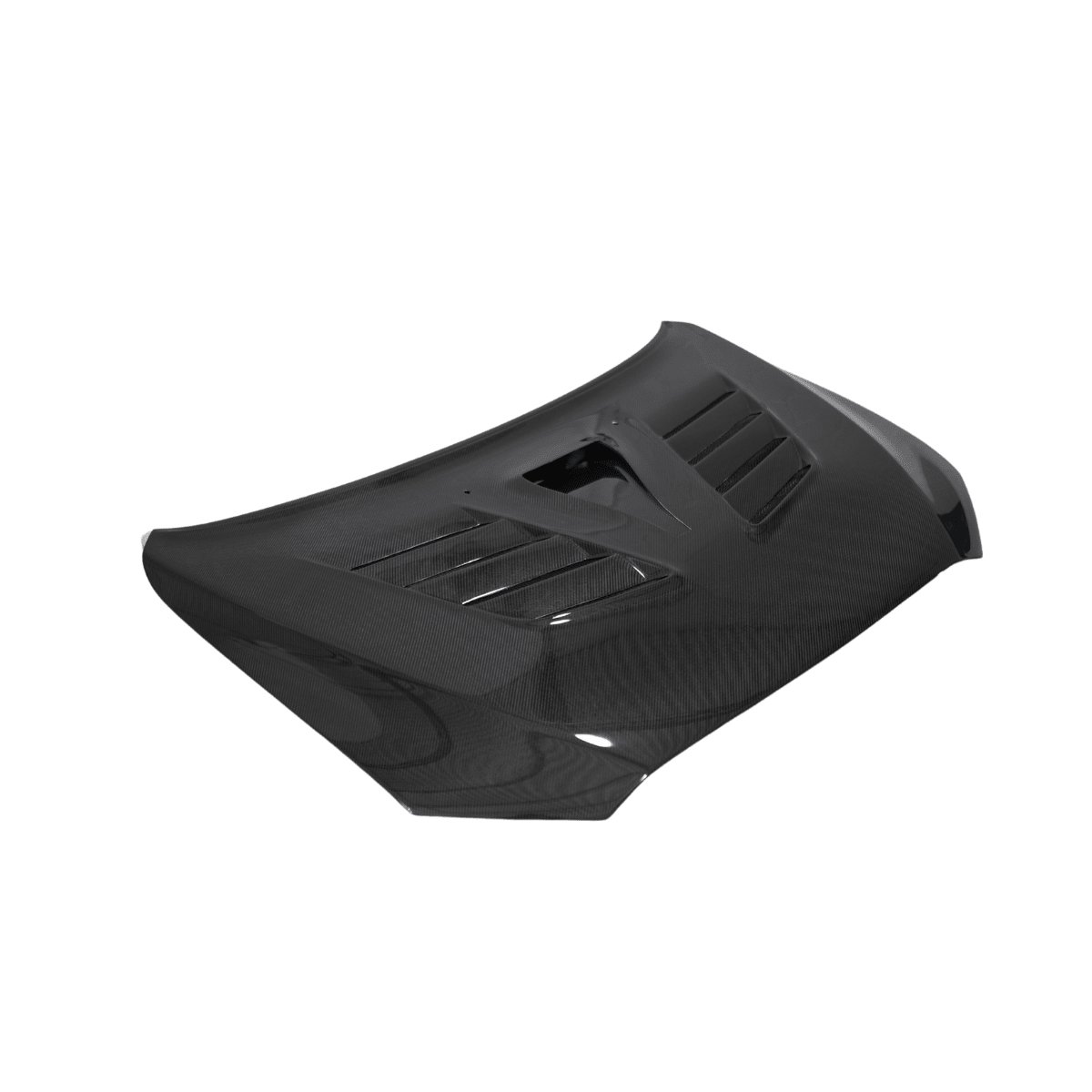 JDMuscle [08-15 Mitsubishi Lancer EVO X] Tanso Carbon Fiber Hood w/ heat extract *SPECIAL ORDER. NO CANCELLATION