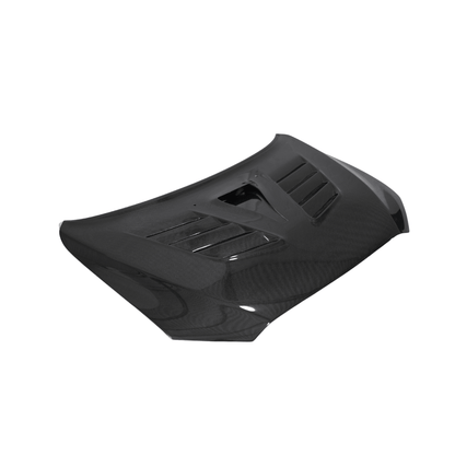 JDMuscle [08-15 Mitsubishi Lancer EVO X] Tanso Carbon Fiber Hood w/ heat extract *SPECIAL ORDER. NO CANCELLATION