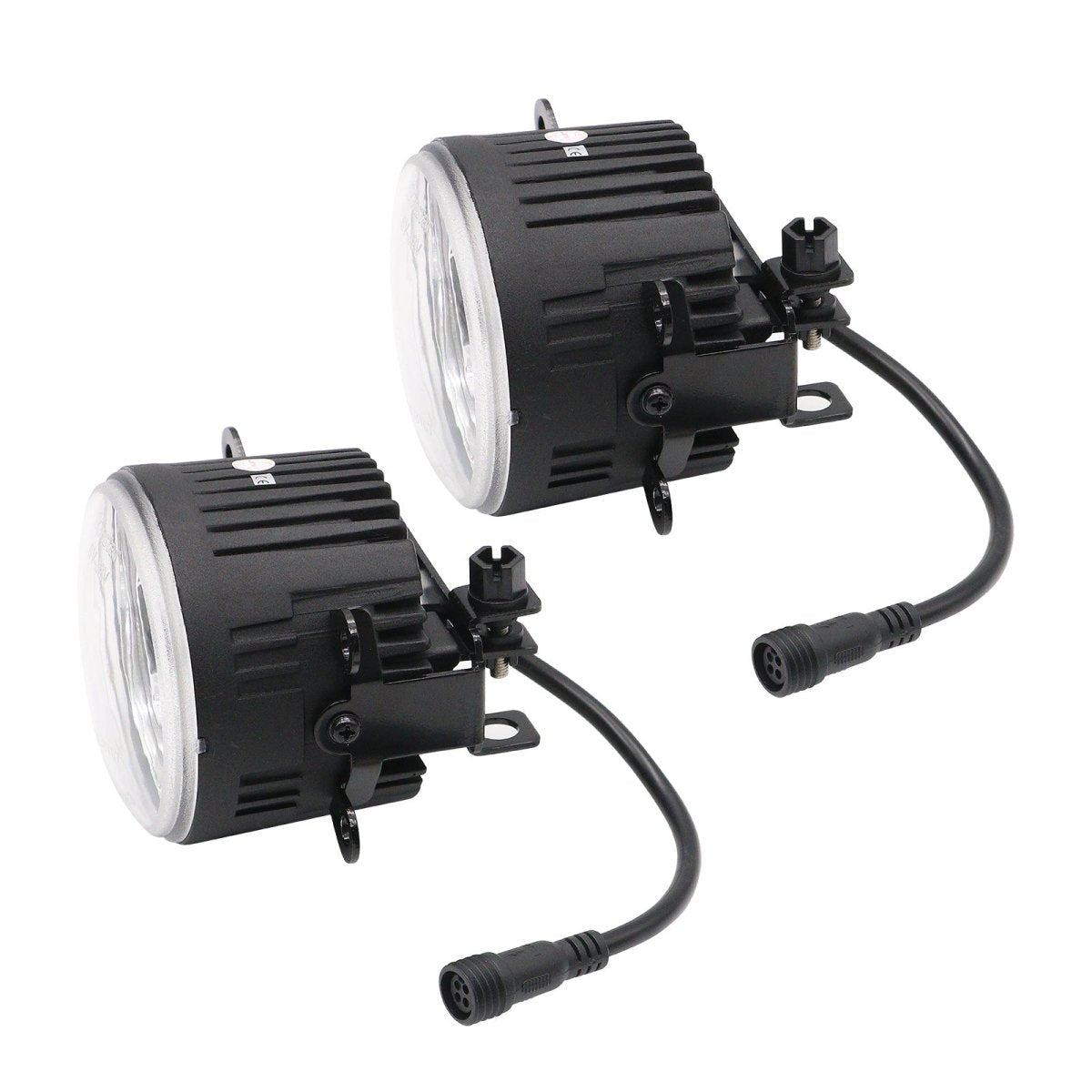 JDMuscle [15-21 WRX or STI, 13+ BRZ or FT86, 14+ Forester] LED / Halo DRL Fog Light Housings