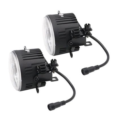 JDMuscle [15-21 WRX or STI, 13+ BRZ or FT86, 14+ Forester] LED / Halo DRL Fog Light Housings