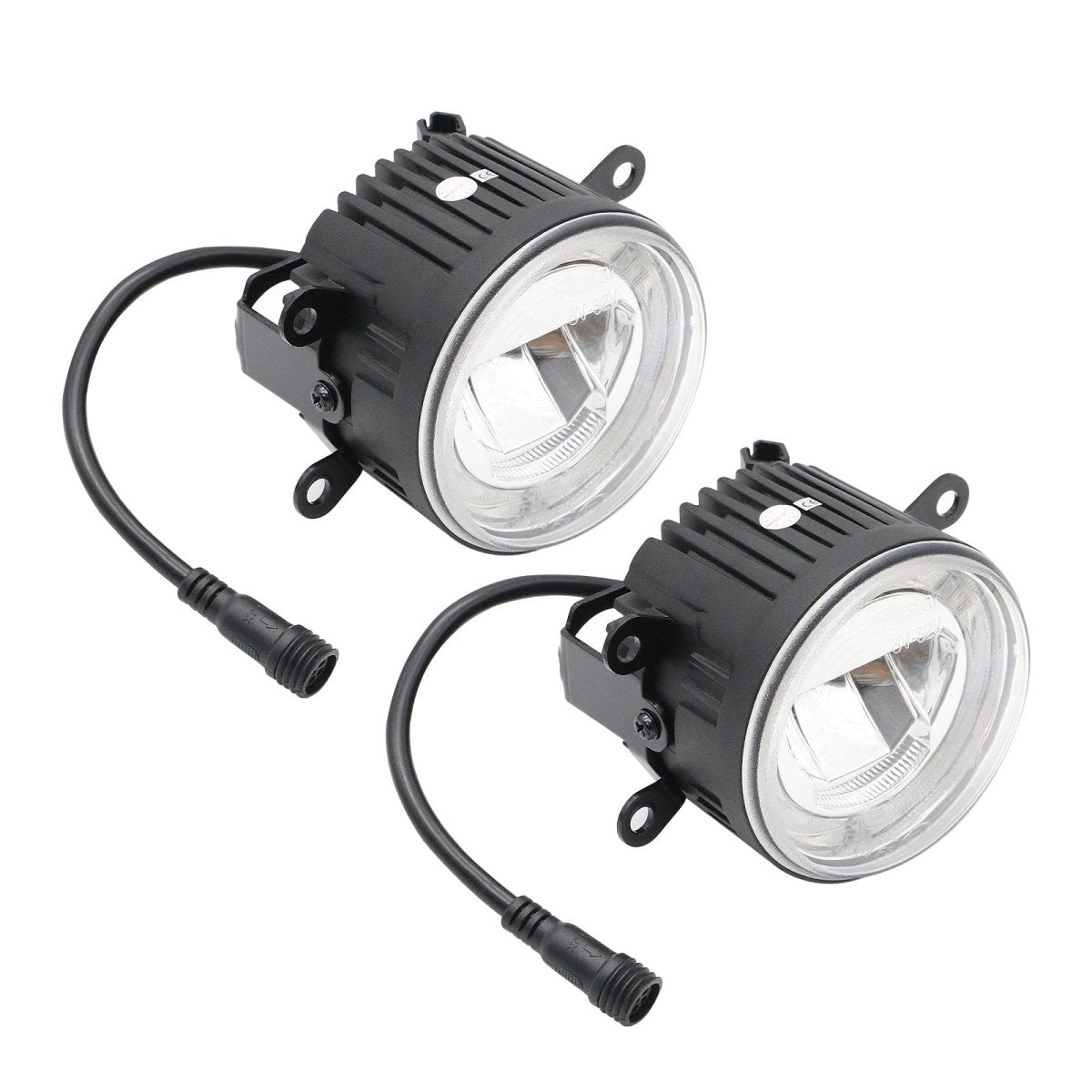JDMuscle [15-21 WRX or STI, 13+ BRZ or FT86, 14+ Forester] LED / Halo DRL Fog Light Housings