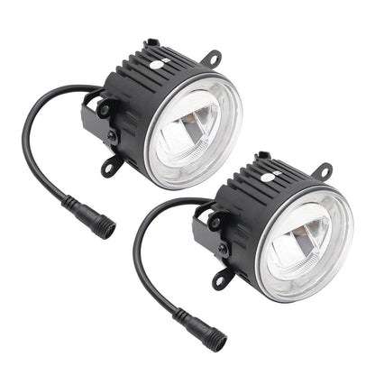 JDMuscle [15-21 WRX or STI, 13+ BRZ or FT86, 14+ Forester] LED / Halo DRL Fog Light Housings