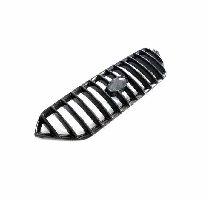 JDMuscle [18-21 WRX/STI] Amuga Style Carbon Fiber Grille | Twill / Honey Comb
