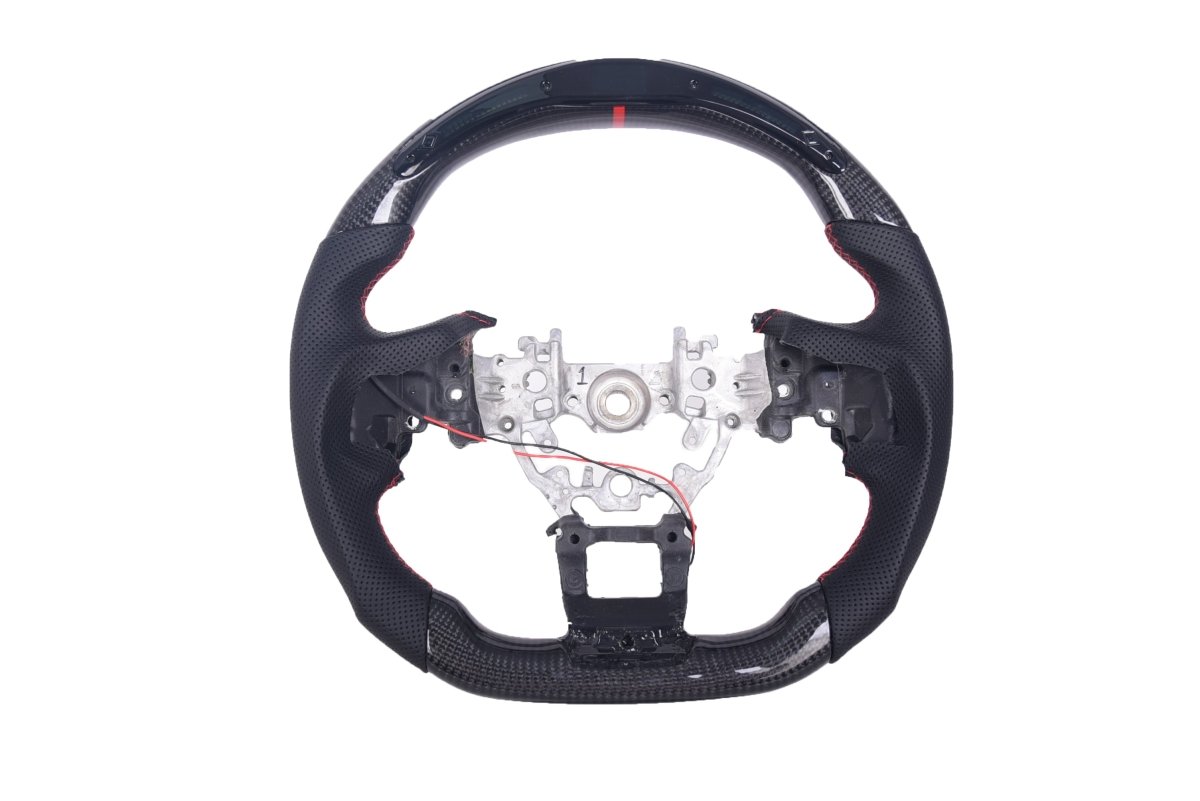 JDMuscle [22-26 WRX] Carbon-Pro Series Steering Wheel compatible w/ MT & CVT