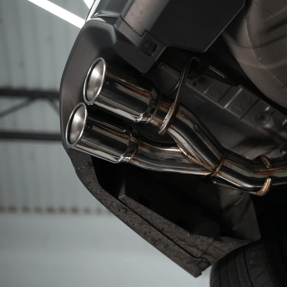 JDMuscle 22-25 WRX VB 4" Quad Exit Axle Back Muffler Delete Exhaust