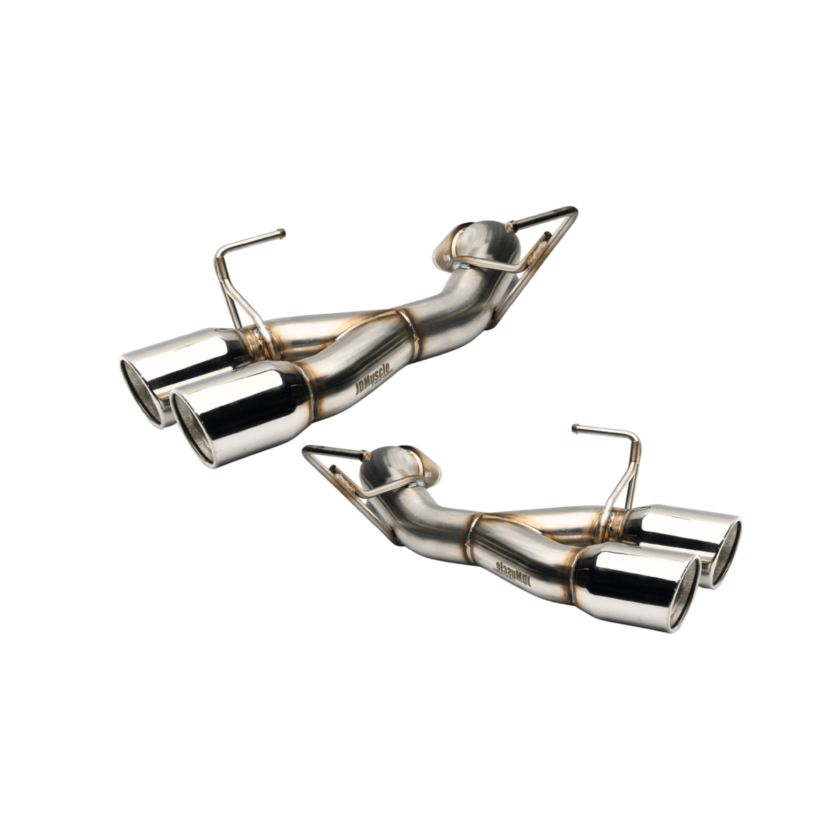 JDMuscle 22-25 WRX VB 4" Quad Exit Axle Back Muffler Delete Exhaust