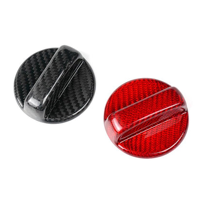 JDMuscle [22-26 WRX] / 22+BRZ / GR86 Tanso Pre-preg Carbon Fiber Fuel Cap Cover
