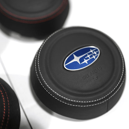 JDMuscle [22-26 WRX] Airbag Cover - Leather / Alcantara