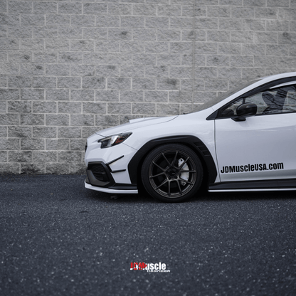JDMuscle [22-26 WRX] Canards V1 - ABS / Paint Matched / Gloss Black