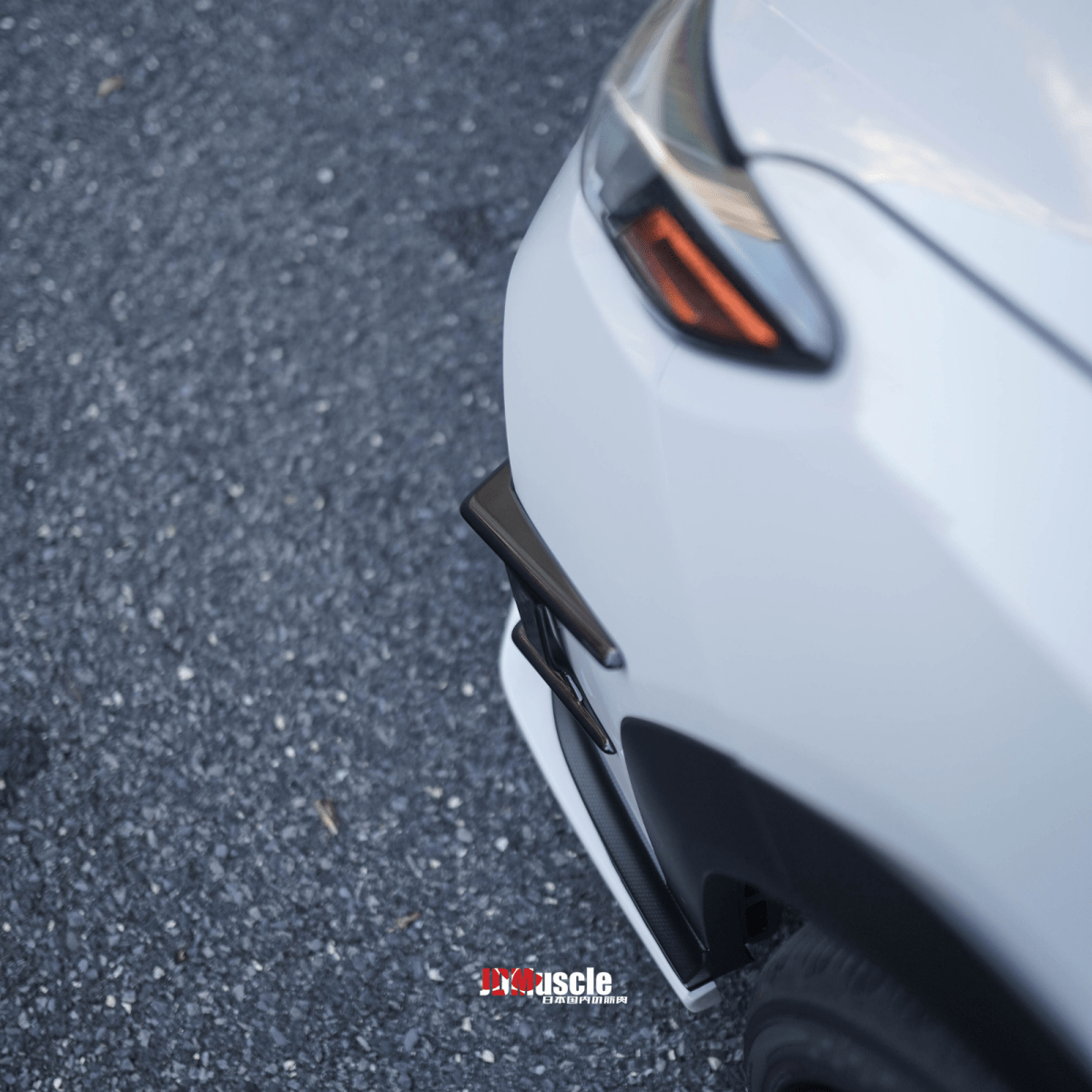 JDMuscle [22-26 WRX] Canards V2 - Paint Matched / Gloss Black / ABS