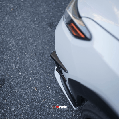 JDMuscle [22-26 WRX] Canards V2 - Paint Matched / Gloss Black / ABS