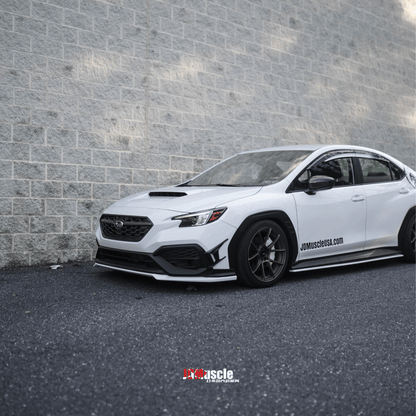 JDMuscle [22-26 WRX] Canards V2 - Paint Matched / Gloss Black / ABS