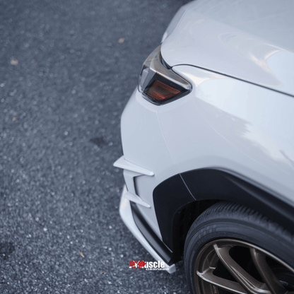 JDMuscle [22-26 WRX] Canards V2 - Paint Matched / Gloss Black / ABS