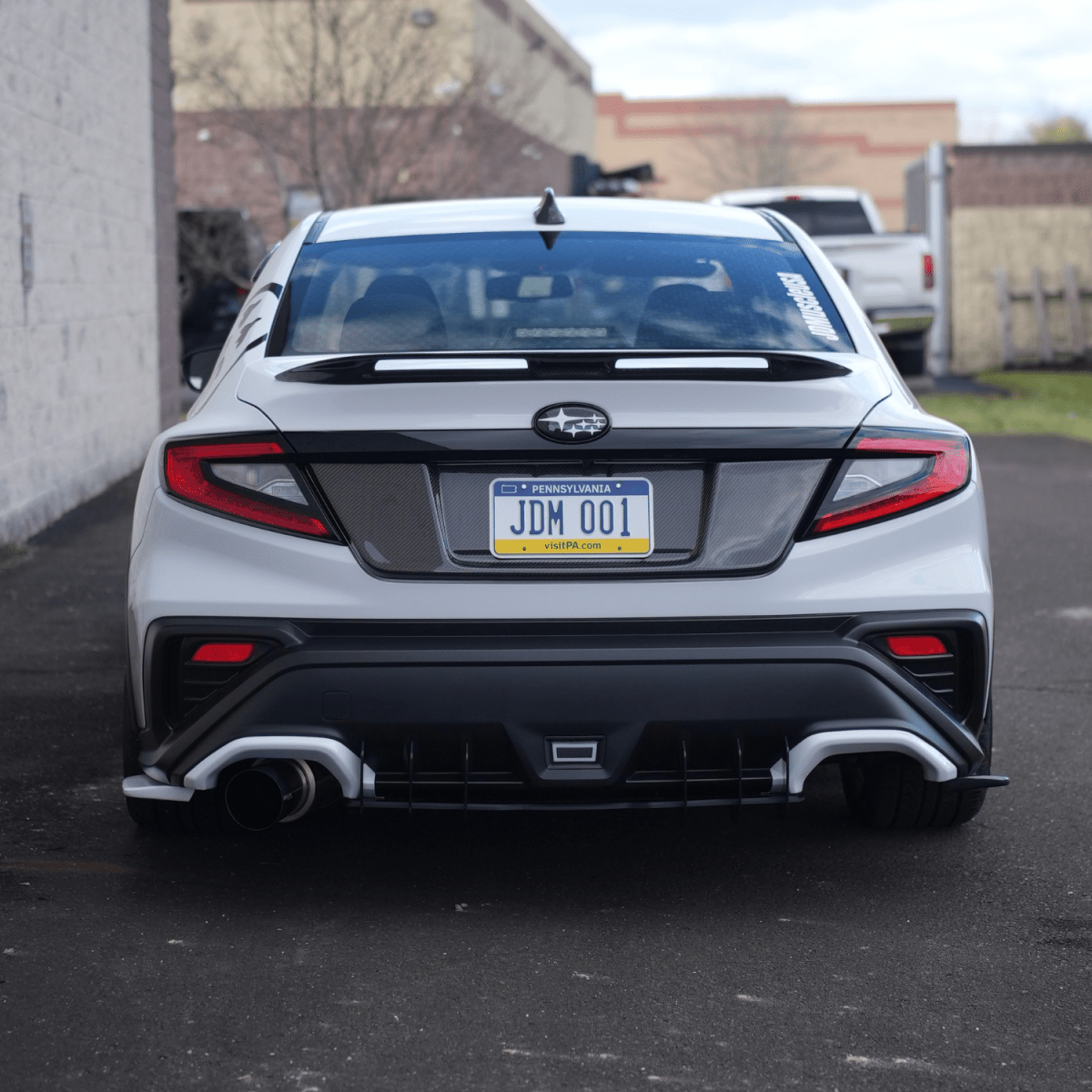 JDMuscle [22-26 WRX] Carbon Fiber Duck Bill V8
