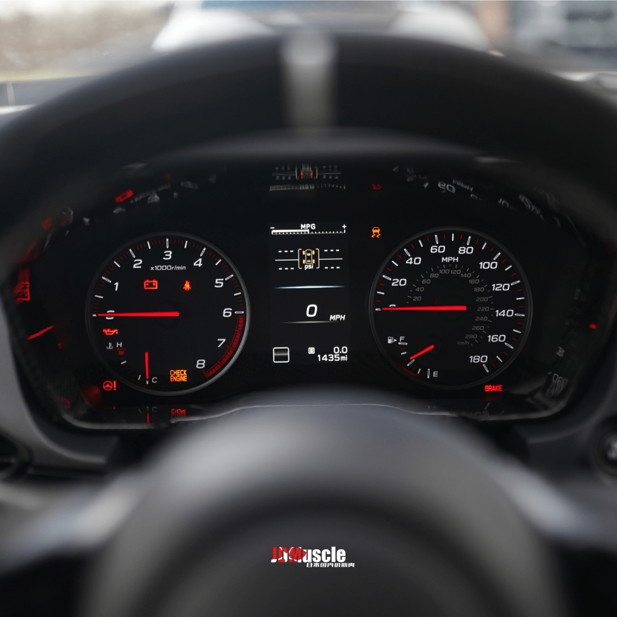 JDMuscle [22-26 WRX] Carbon Fiber Gauge Cluster Trim Replacement