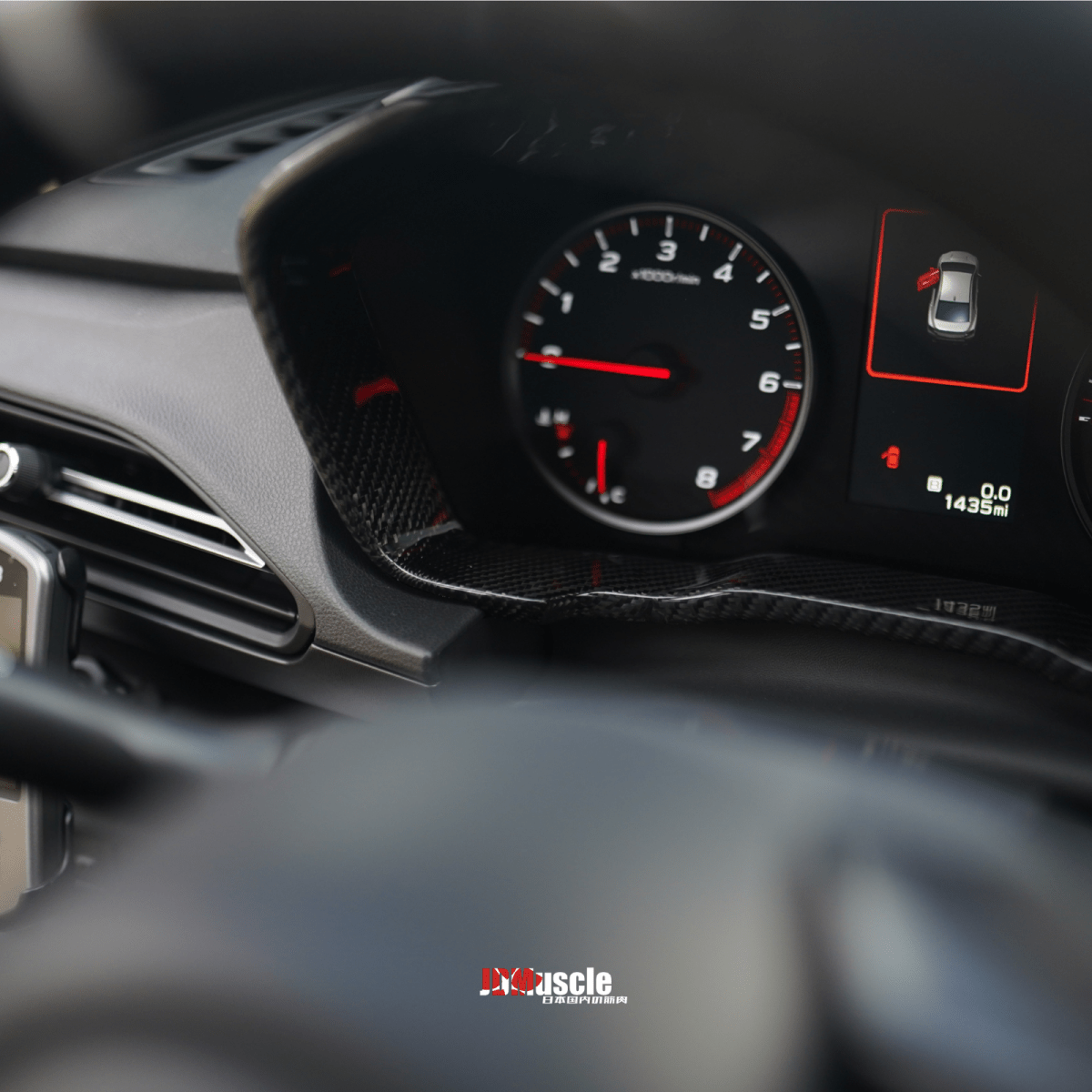 JDMuscle [22-26 WRX] Carbon Fiber Gauge Cluster Trim Replacement