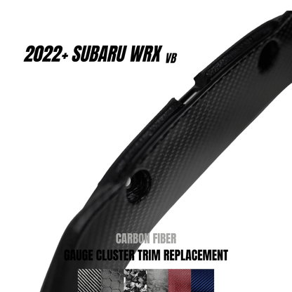 JDMuscle [22-26 WRX] Carbon Fiber Gauge Cluster Trim Replacement