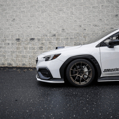 JDMuscle [22-26 WRX] Carbon Fiber Hood Scoop - OE+/ Bulge Style