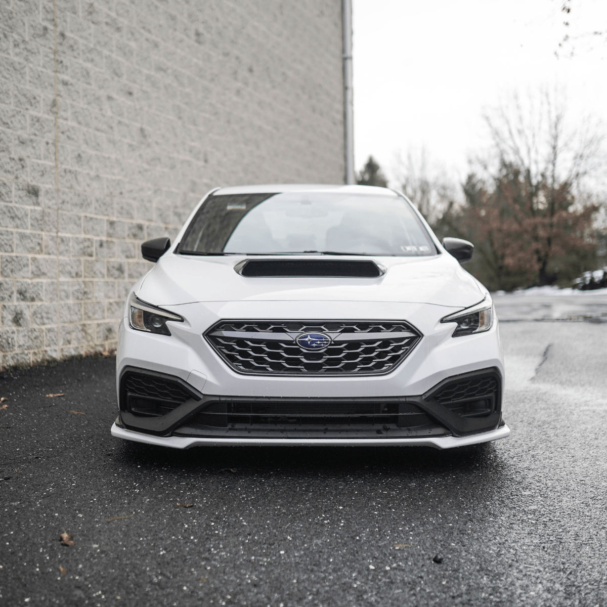JDMuscle [22-26 WRX] Carbon Fiber Hood Scoop - OE+/ Bulge Style