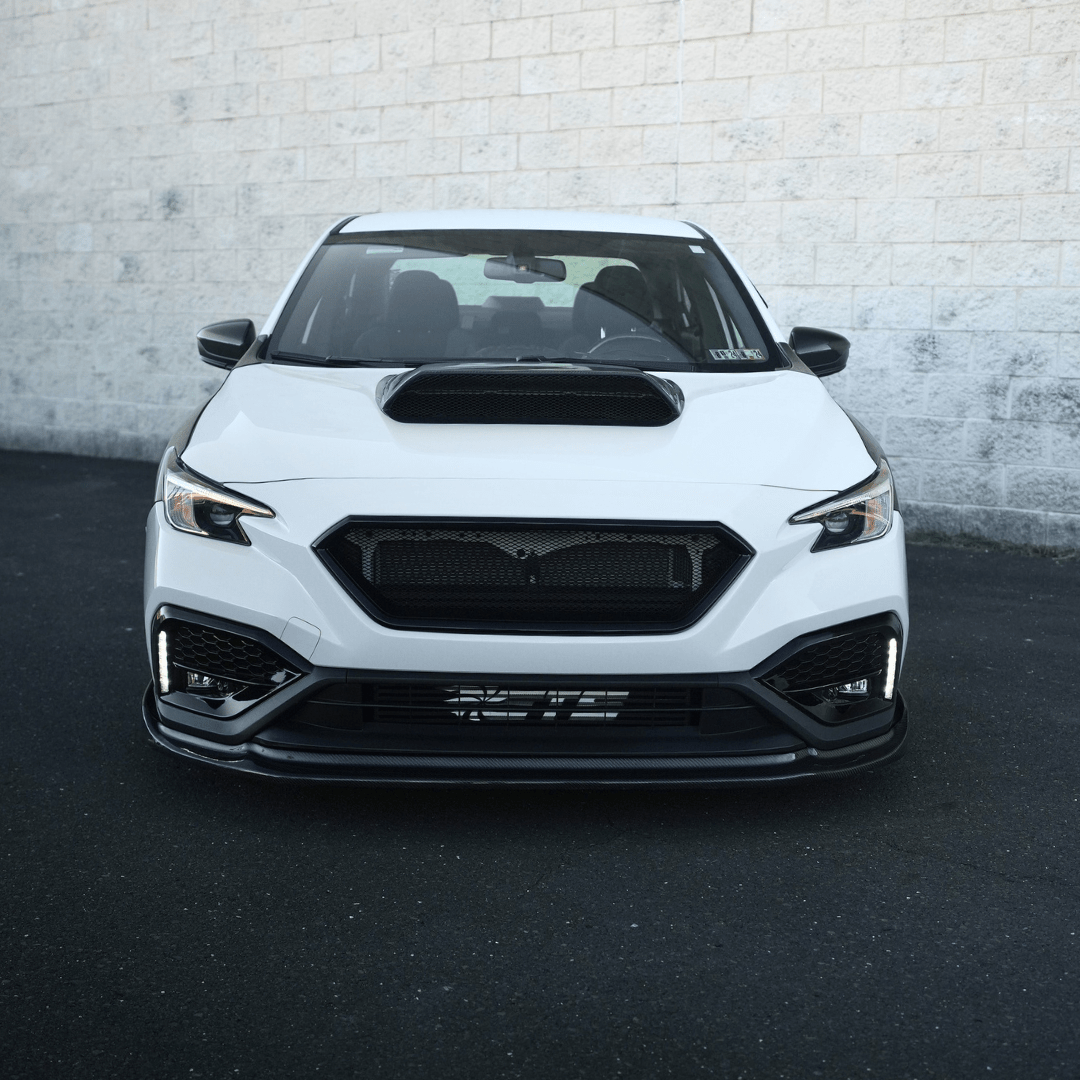 JDMuscle [22-26 WRX] Carbon Fiber Hood Scoop - Rally Style V2