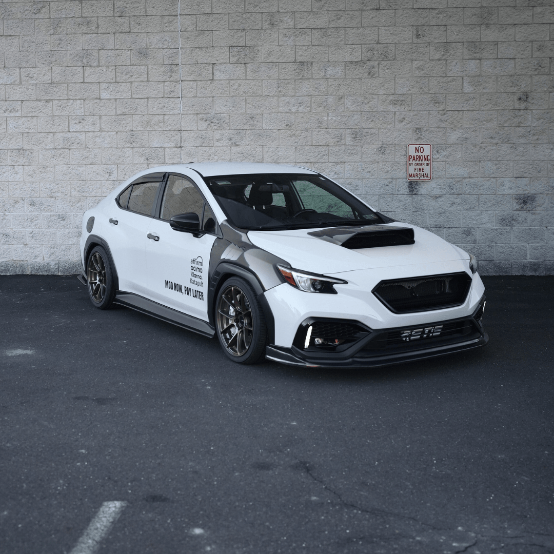 JDMuscle [22-26 WRX] Carbon Fiber Hood Scoop - Rally Style V2